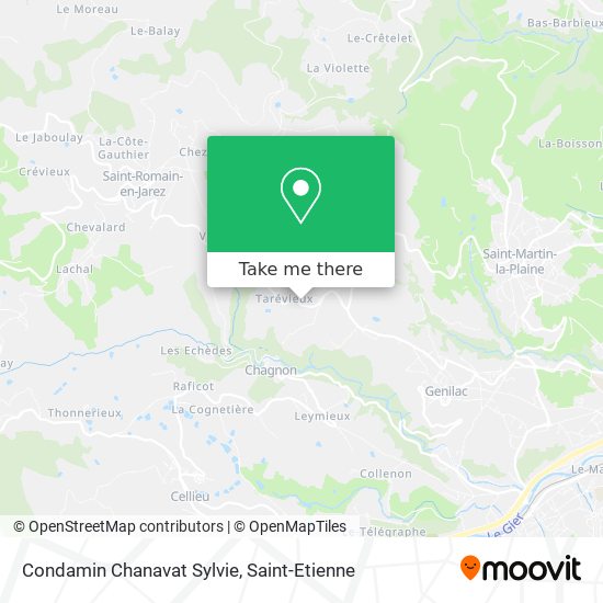 Condamin Chanavat Sylvie map