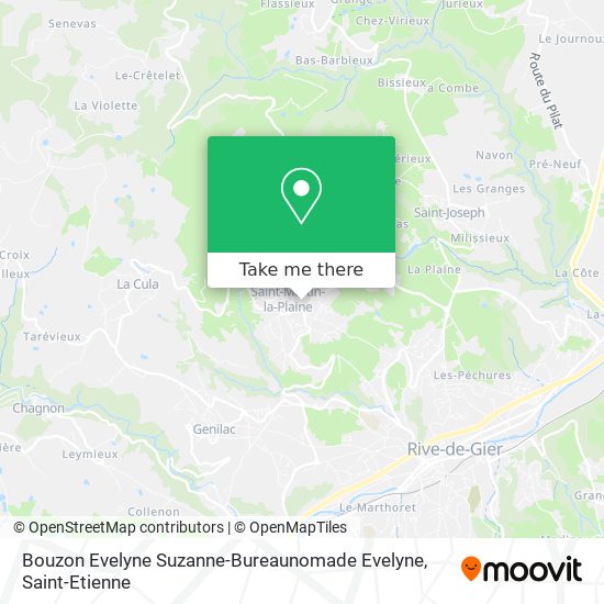 Mapa Bouzon Evelyne Suzanne-Bureaunomade Evelyne