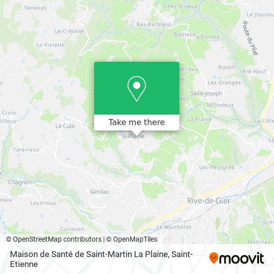 Maison de Santé de Saint-Martin La Plaine map