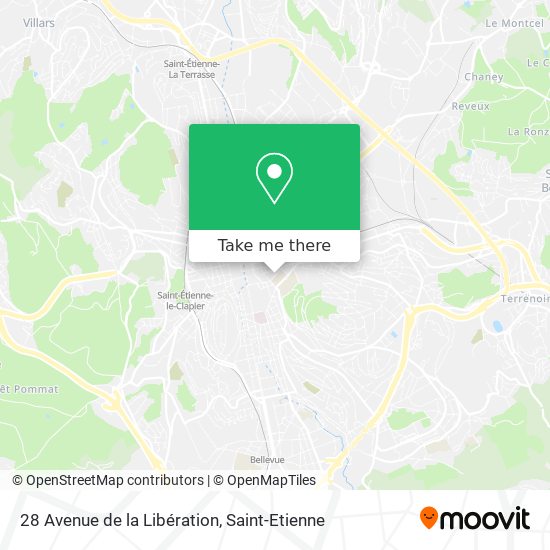 28 Avenue de la Libération map