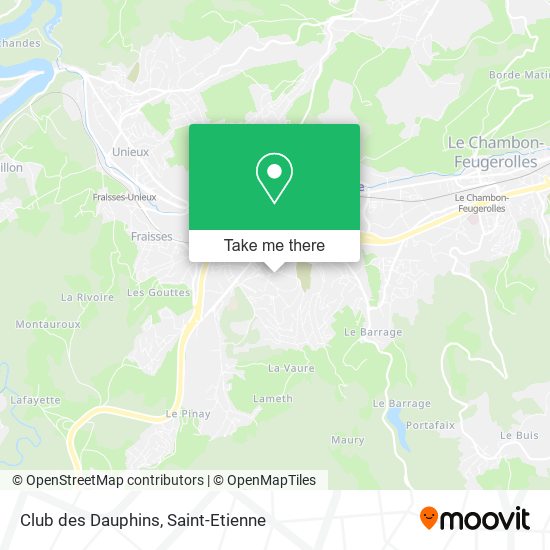 Club des Dauphins map