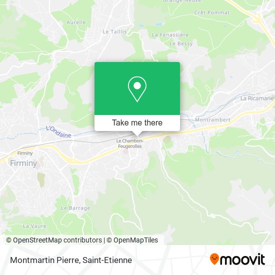 Mapa Montmartin Pierre