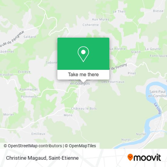 Christine Magaud map