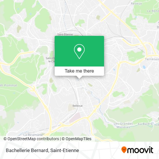Bachellerie Bernard map