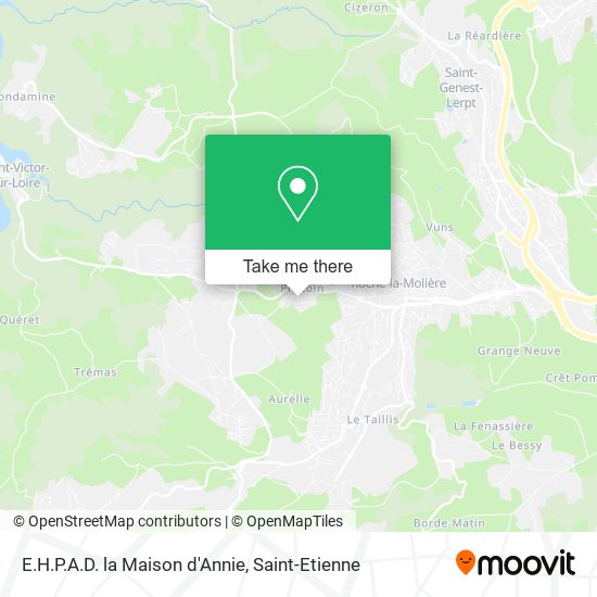 E.H.P.A.D. la Maison d'Annie map