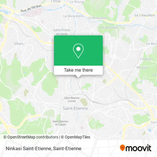 Ninkasi Saint-Etienne map