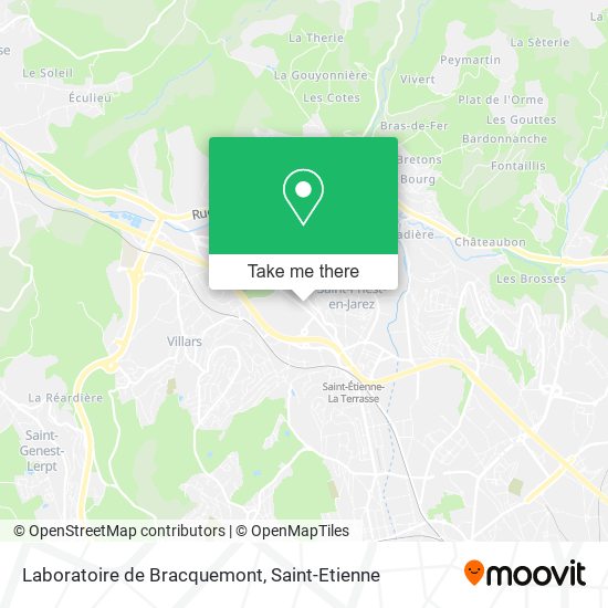 Laboratoire de Bracquemont map