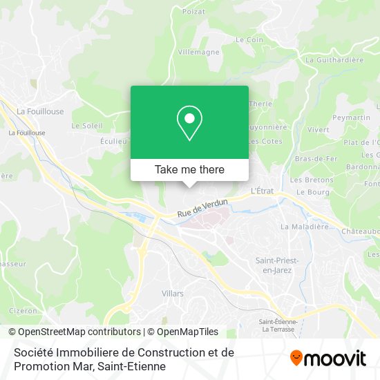 Société Immobiliere de Construction et de Promotion Mar map