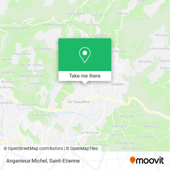 Mapa Angenieux Michel