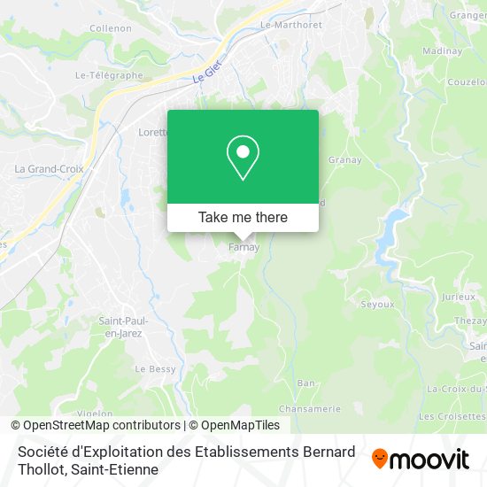 Société d'Exploitation des Etablissements Bernard Thollot map