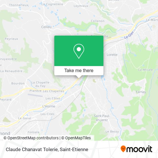 Claude Chanavat Tolerie map