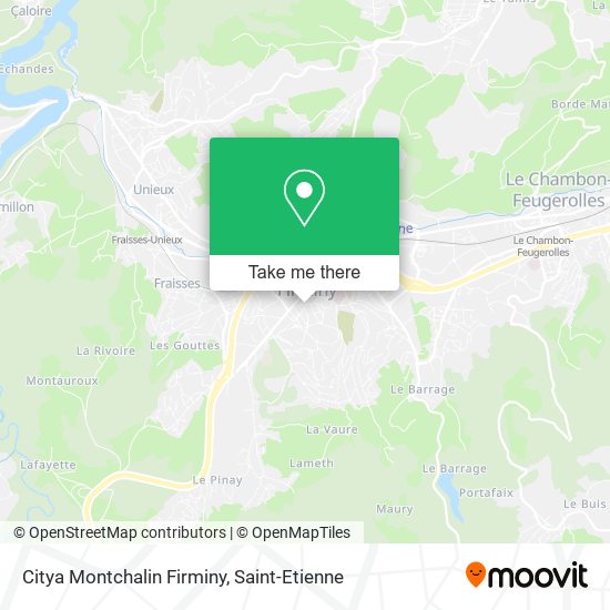 Citya Montchalin Firminy map