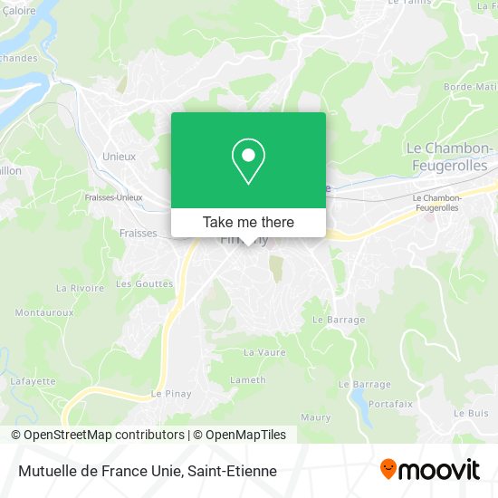 Mapa Mutuelle de France Unie