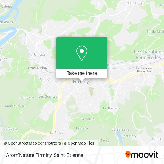 Arom'Nature Firminy map