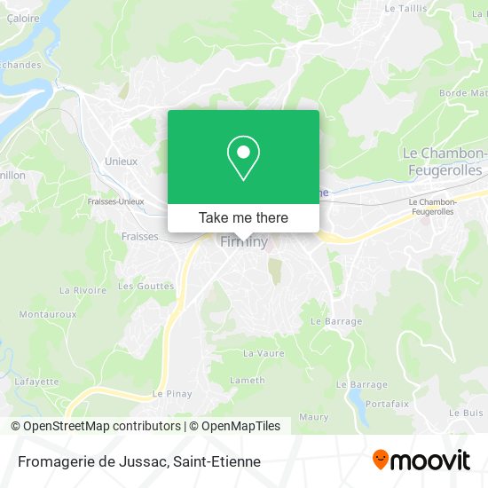 Fromagerie de Jussac map