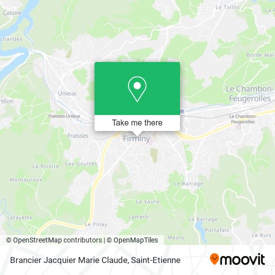 Mapa Brancier Jacquier Marie Claude
