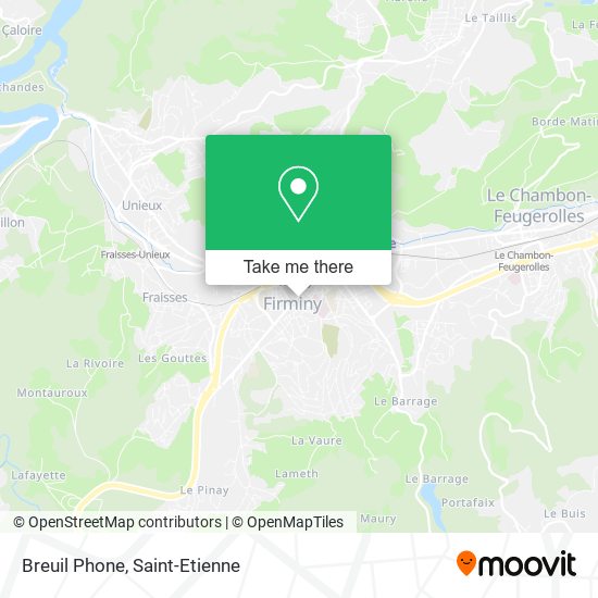 Mapa Breuil Phone