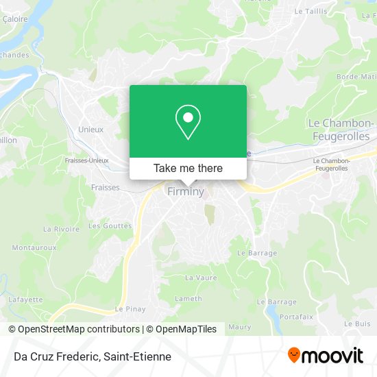 Da Cruz Frederic map