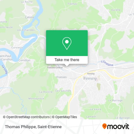 Mapa Thomas Philippe
