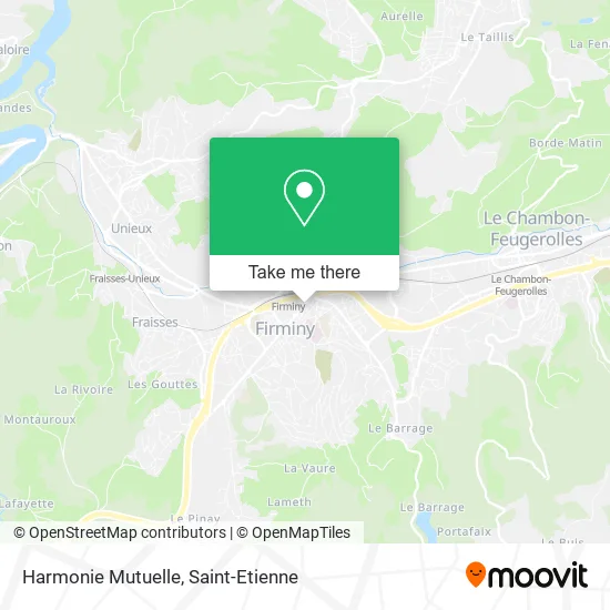 Harmonie Mutuelle map