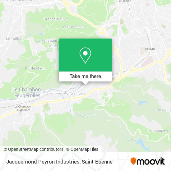 Jacquemond Peyron Industries map