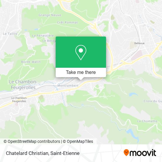 Mapa Chatelard Christian