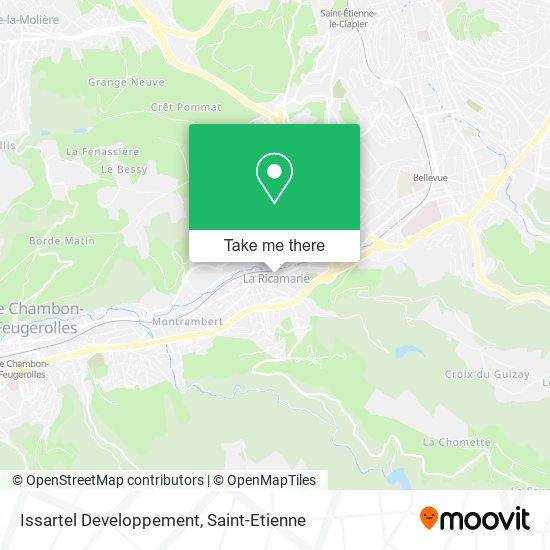 Issartel Developpement map