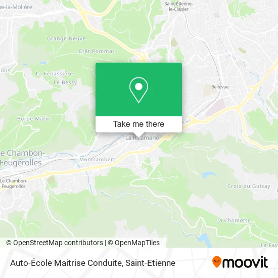 Auto-École Maitrise Conduite map