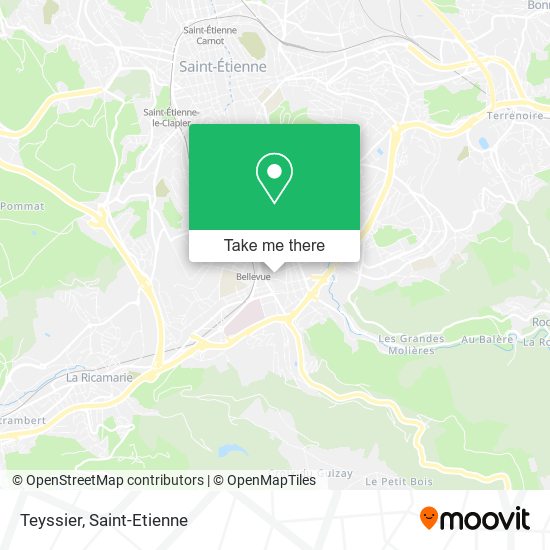 Mapa Teyssier