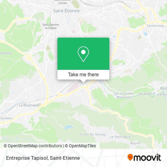 Entreprise Tapisol map