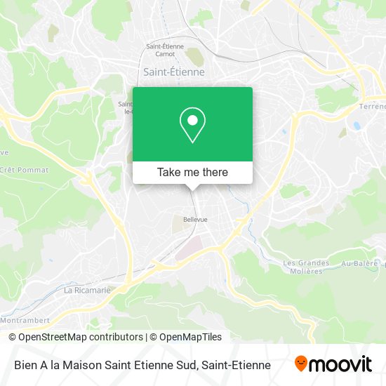 Bien A la Maison Saint Etienne Sud map