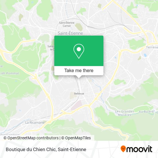Boutique du Chien Chic map