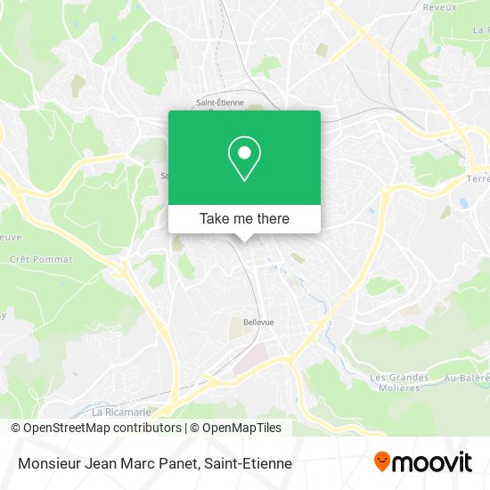 Monsieur Jean Marc Panet map