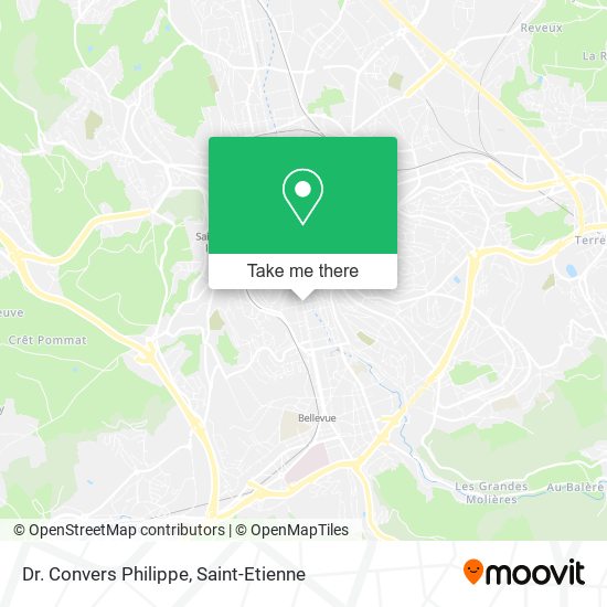 Dr. Convers Philippe map