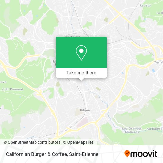 Mapa Californian Burger & Coffee