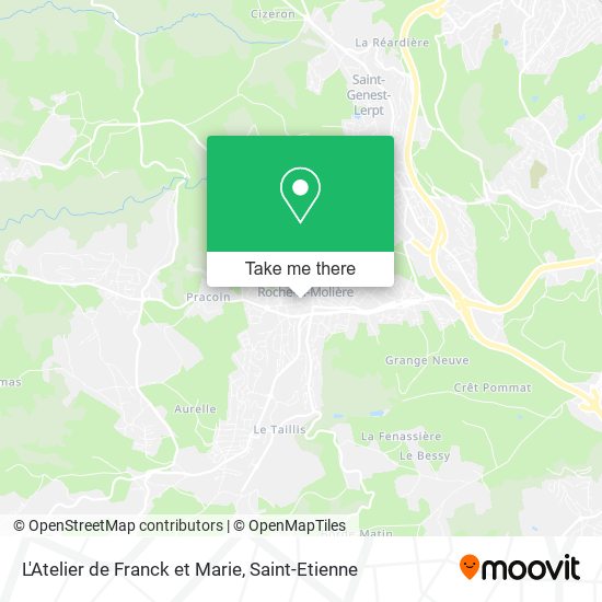 L'Atelier de Franck et Marie map