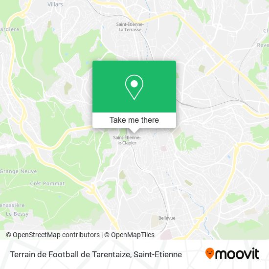 Mapa Terrain de Football de Tarentaize