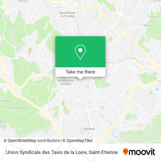Union Syndicale des Taxis de la Loire map