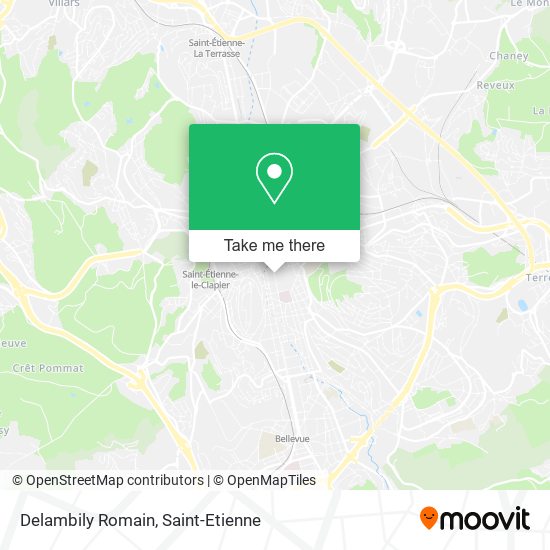 Delambily Romain map