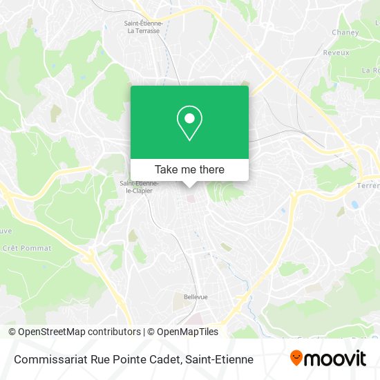 Commissariat Rue Pointe Cadet map