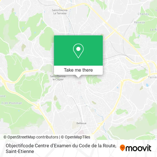 Objectifcode Centre d'Examen du Code de la Route map