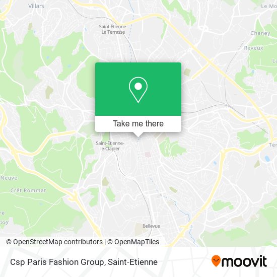 Csp Paris Fashion Group map