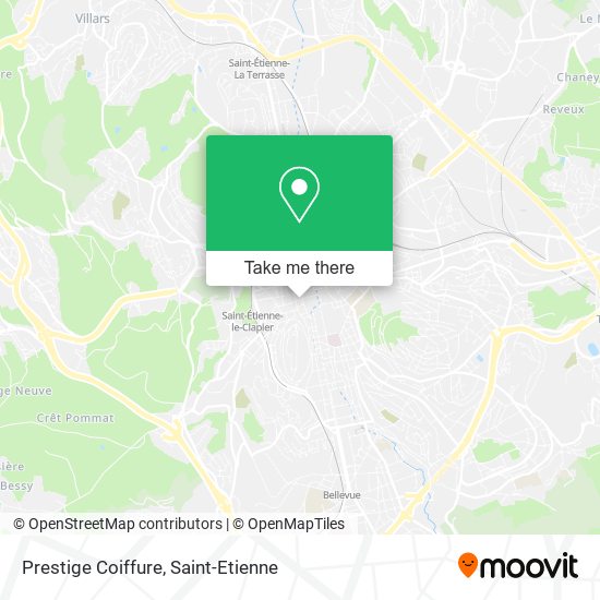 Prestige Coiffure map