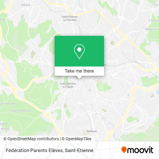 Fédération Parents Elèves map