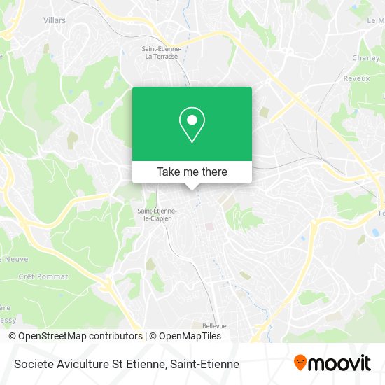 Mapa Societe Aviculture St Etienne