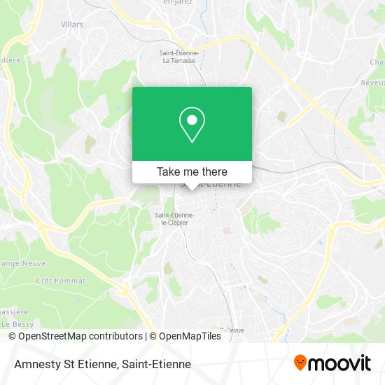 Amnesty St Etienne map