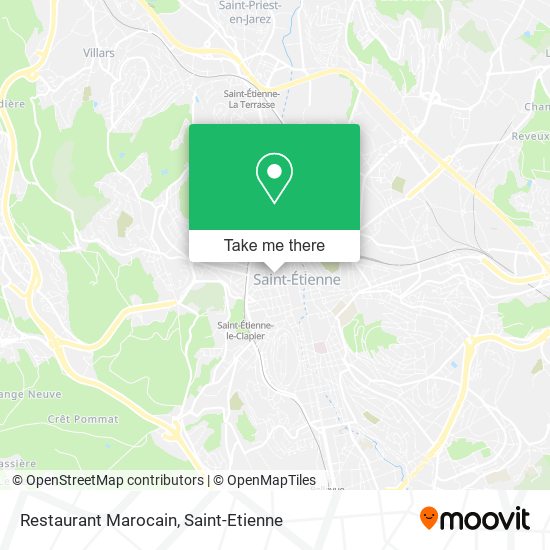 Restaurant Marocain map