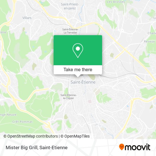 Mister Big Grill map