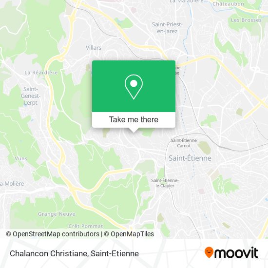Chalancon Christiane map