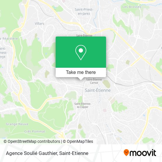 Agence Soulié Gauthier map